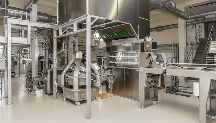Baking industry:  Air handling units for food production line  